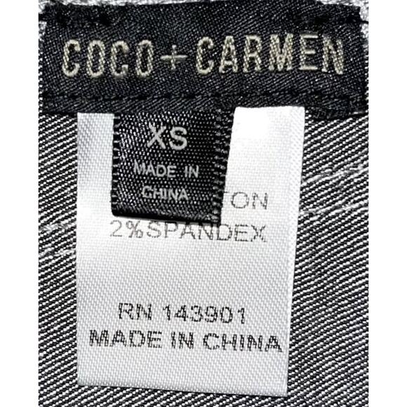 NEW Coco + Carmen Omg Printed Skirt X-Small Snakeskin Pattern Slimming Stretch - Picture 7 of 7
